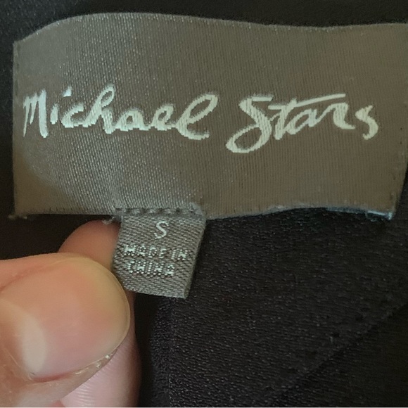 Michael Stars by Nordstrom Black High Low Tunic Size Small - Picture 6 of 7